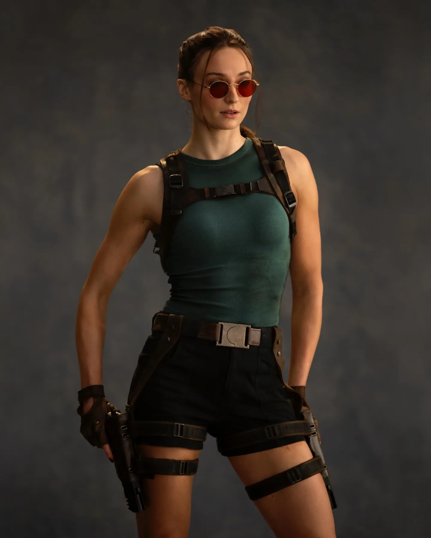 Sophie Turner as Lara Croft