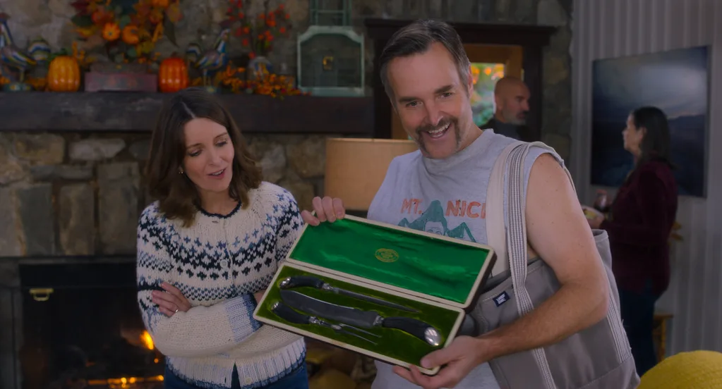 Tina Fey and Will Forte as Kate and Jack in The Four Seasons Season 2