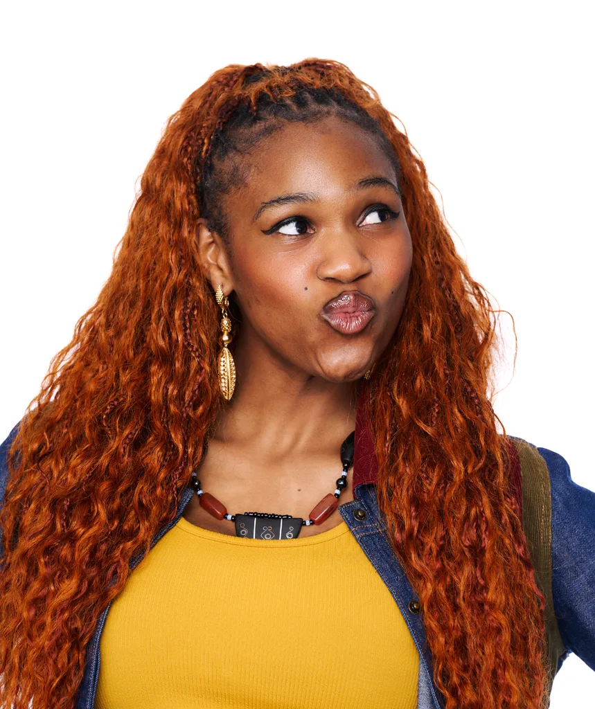 Wanwue pouting in a promotional shot for Australian Idol.