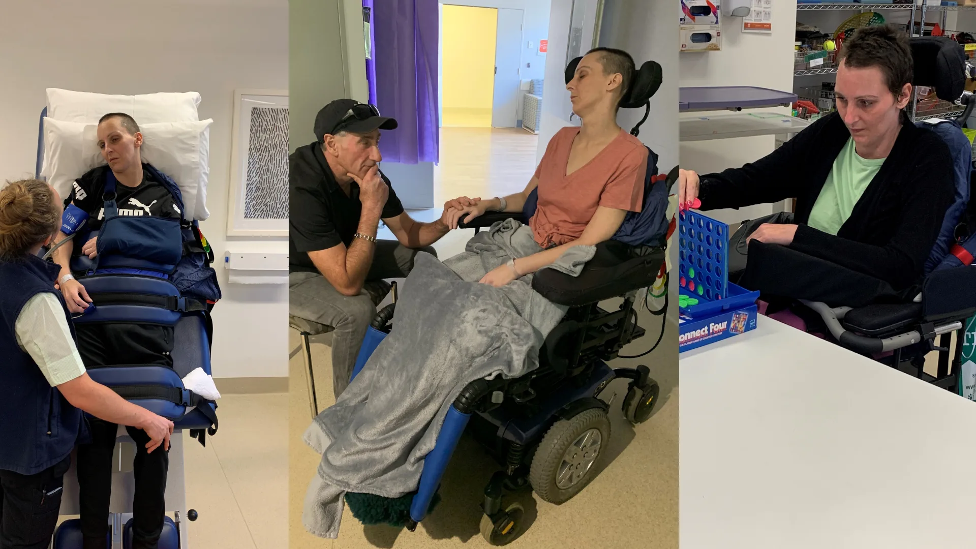 Sara-Jane is going through intense rehabilitation. 