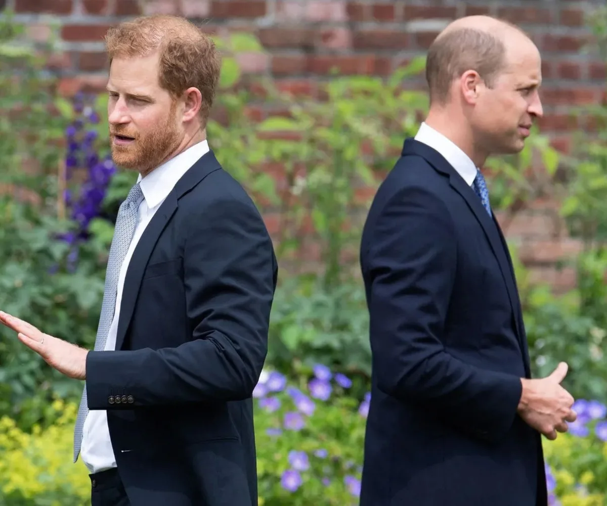 Prince William has been estranged from Prince Harry for a number of years. Credit: Getty.