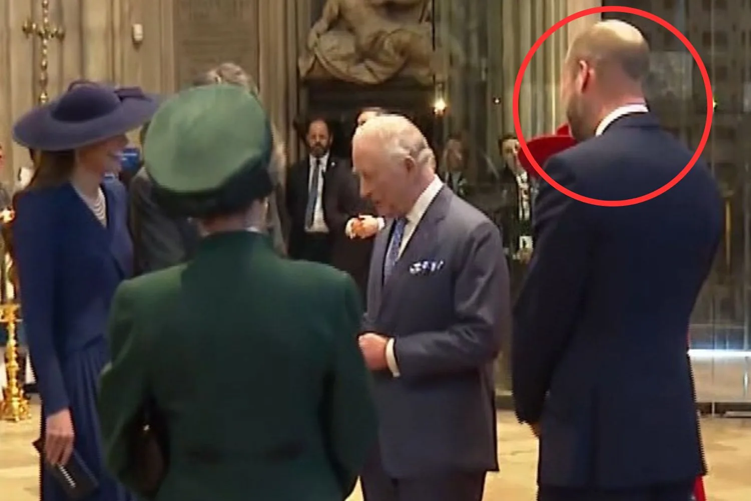 Prince William, Princess Anne and other royals at the Commonwealth Service