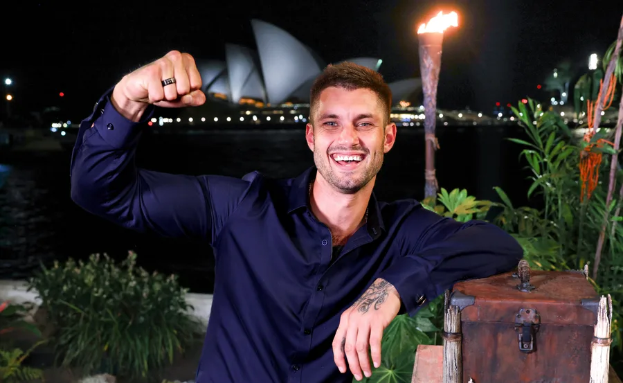 Caleb Chaos after he won Australian Survivor: Redemption!