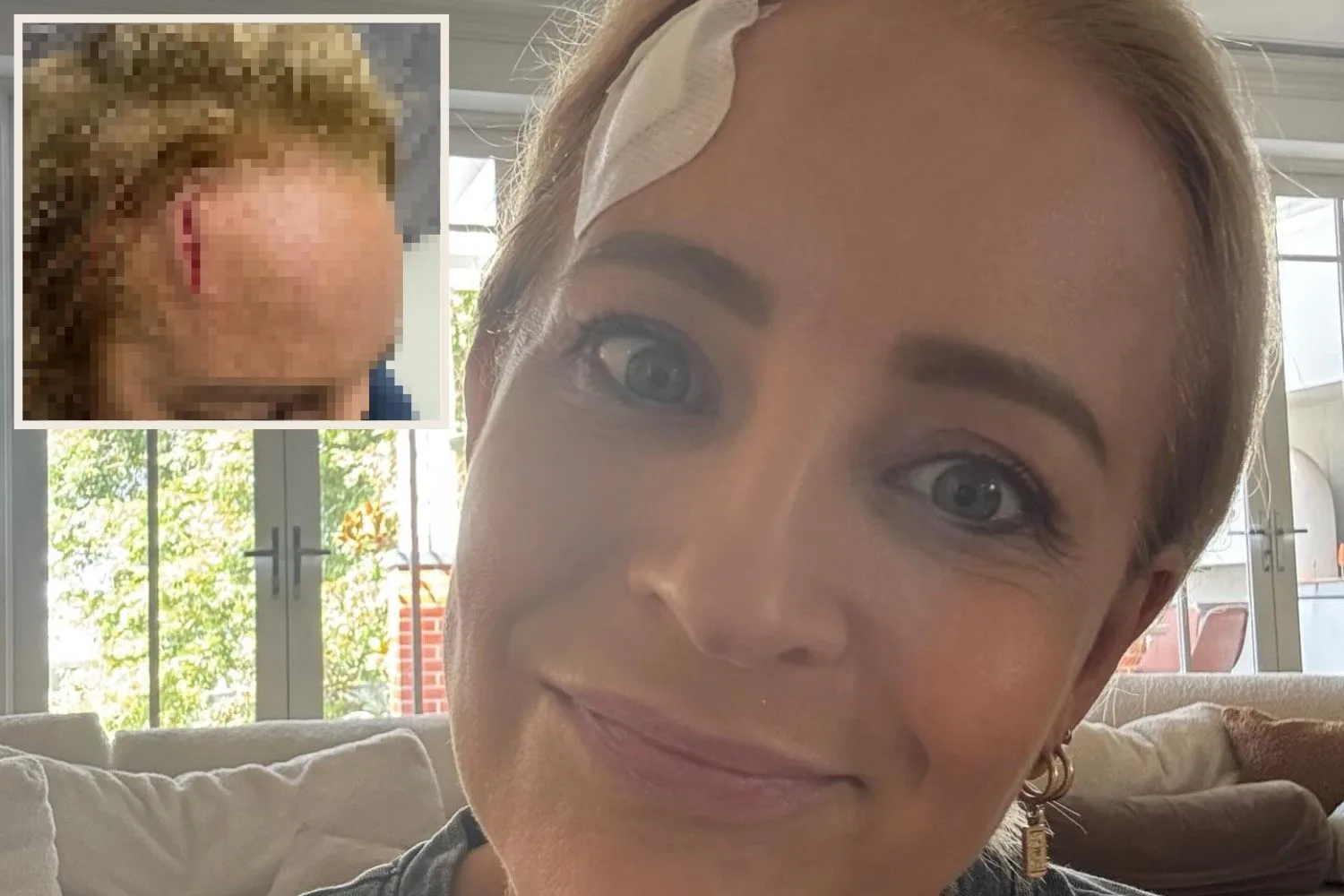 Carrie Bickmore injured