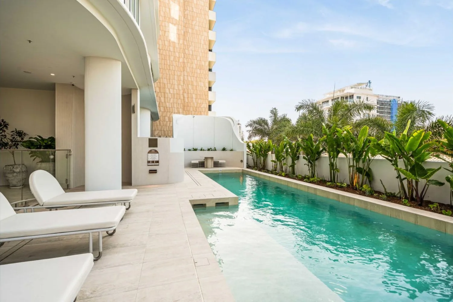 Pool in same block as Celeste barber's home