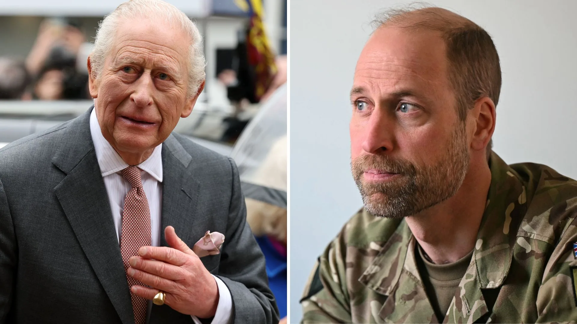 King Charles and Prince William