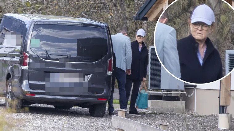 Sarah Ferguson spotted in Austria