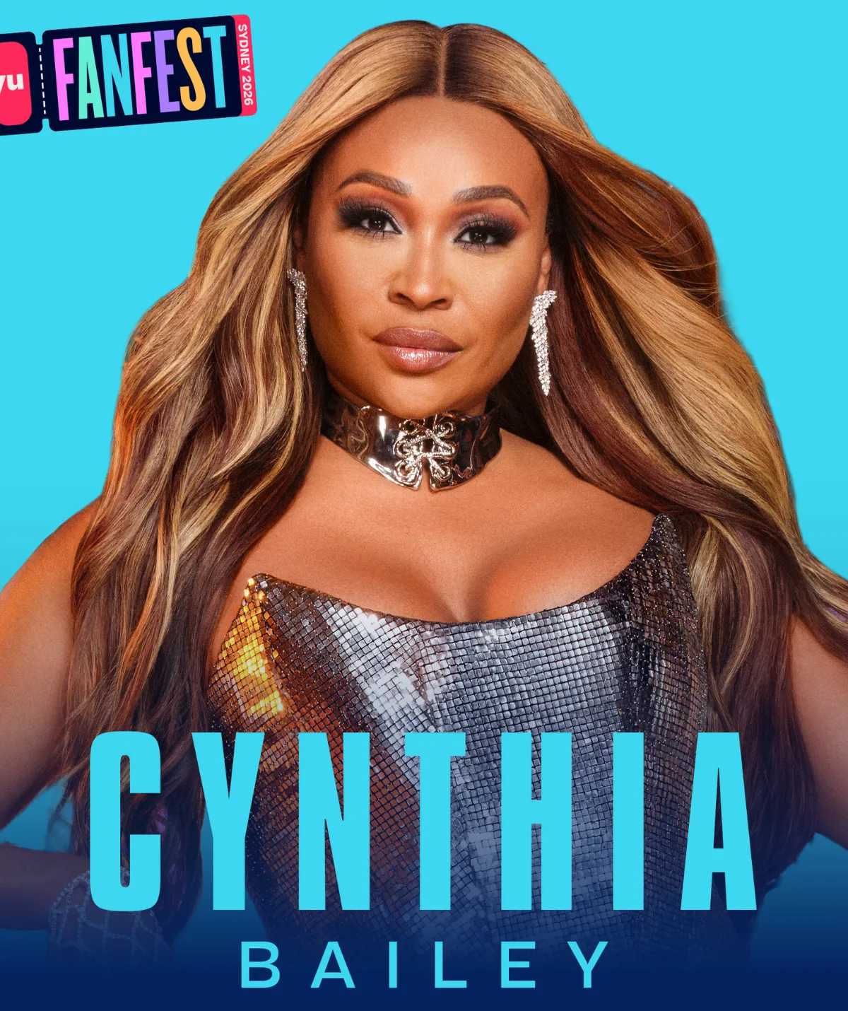 Cynthia Bailey in a press shot for Hayu FanFest.