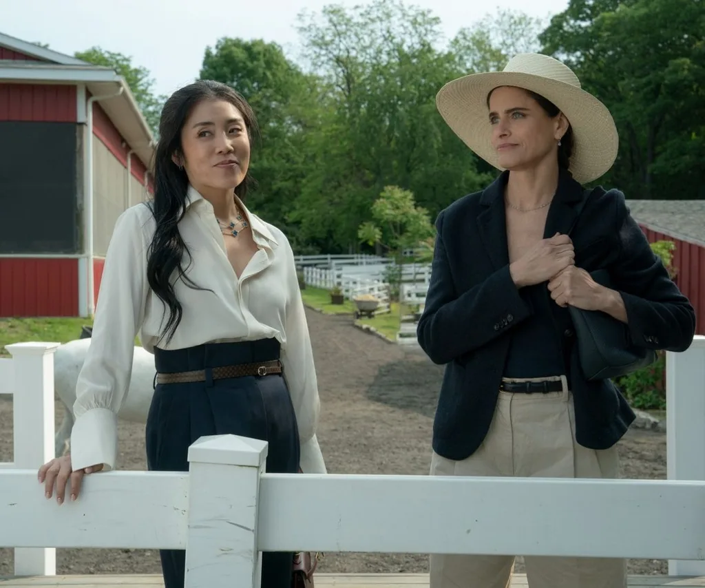 Eunice Bae and Amanda Peet in Your Friends & Neighbours