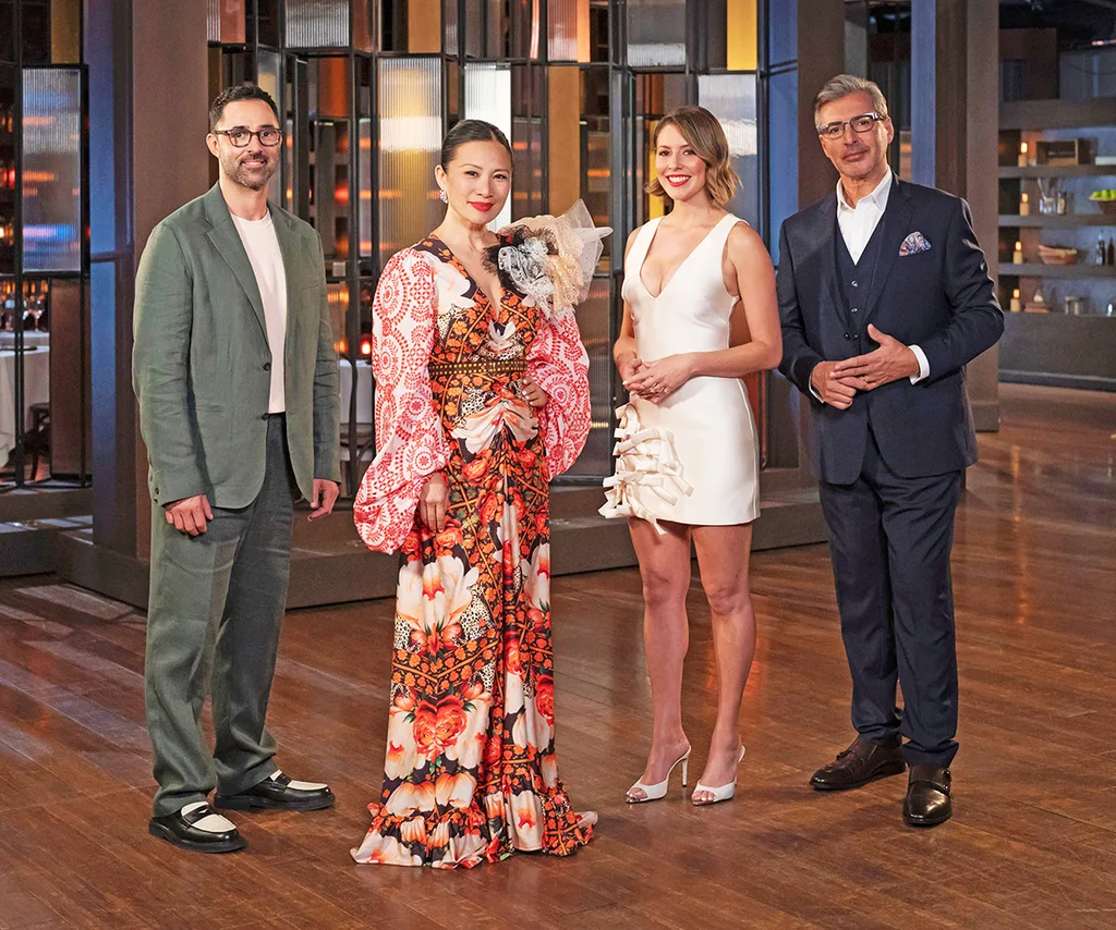 Poh and MasterChef judges.