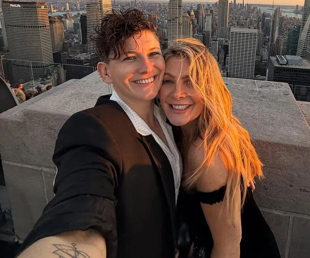 SAS' Nat with fiancee Pip Loth.