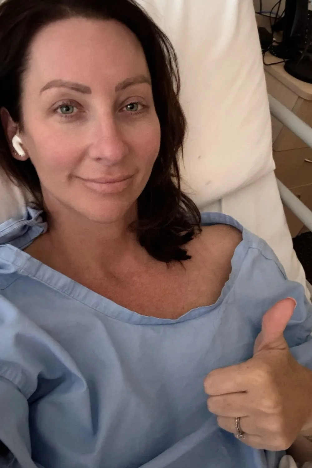 Isabelle Silbery in hospital