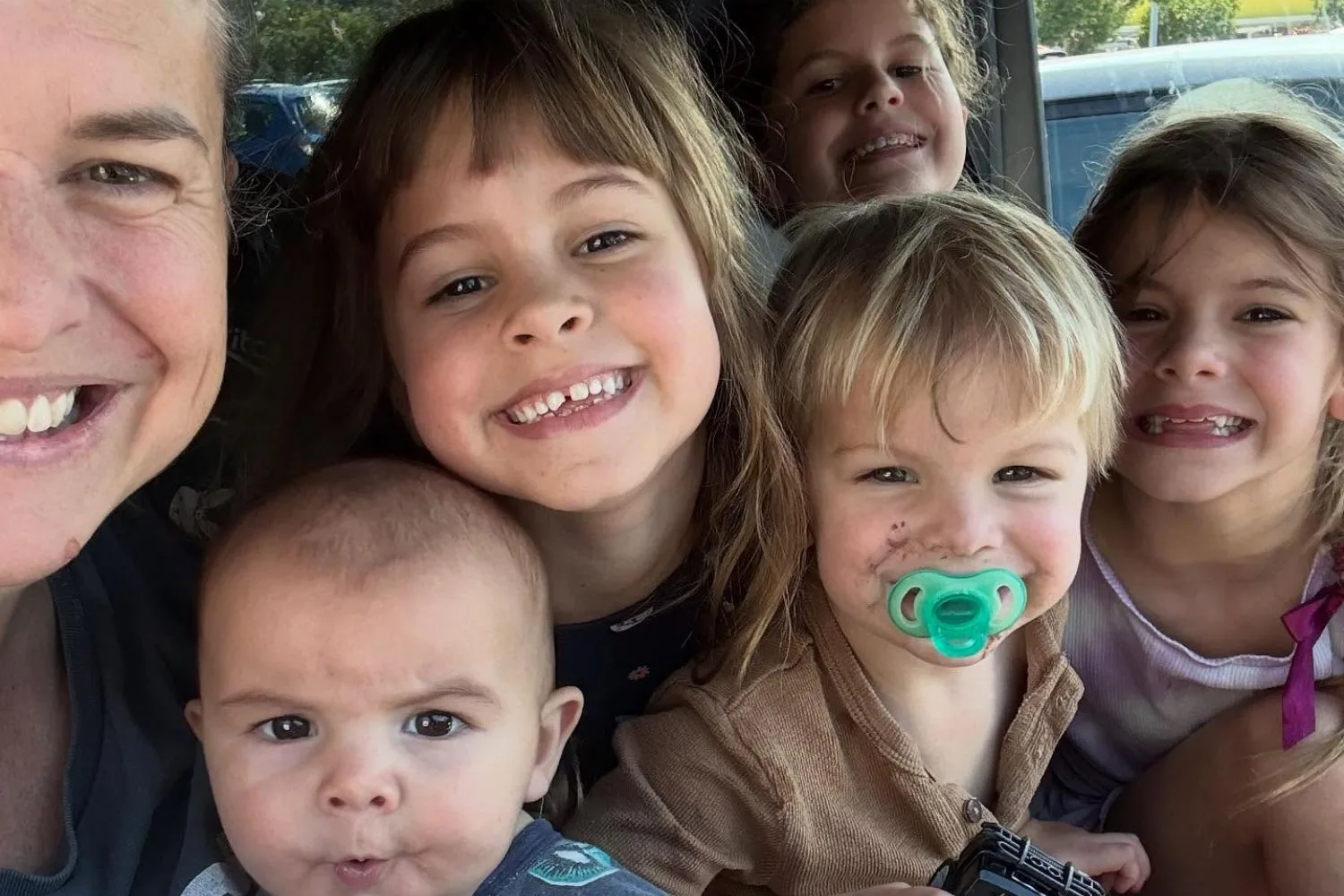 Libby Trickett and family