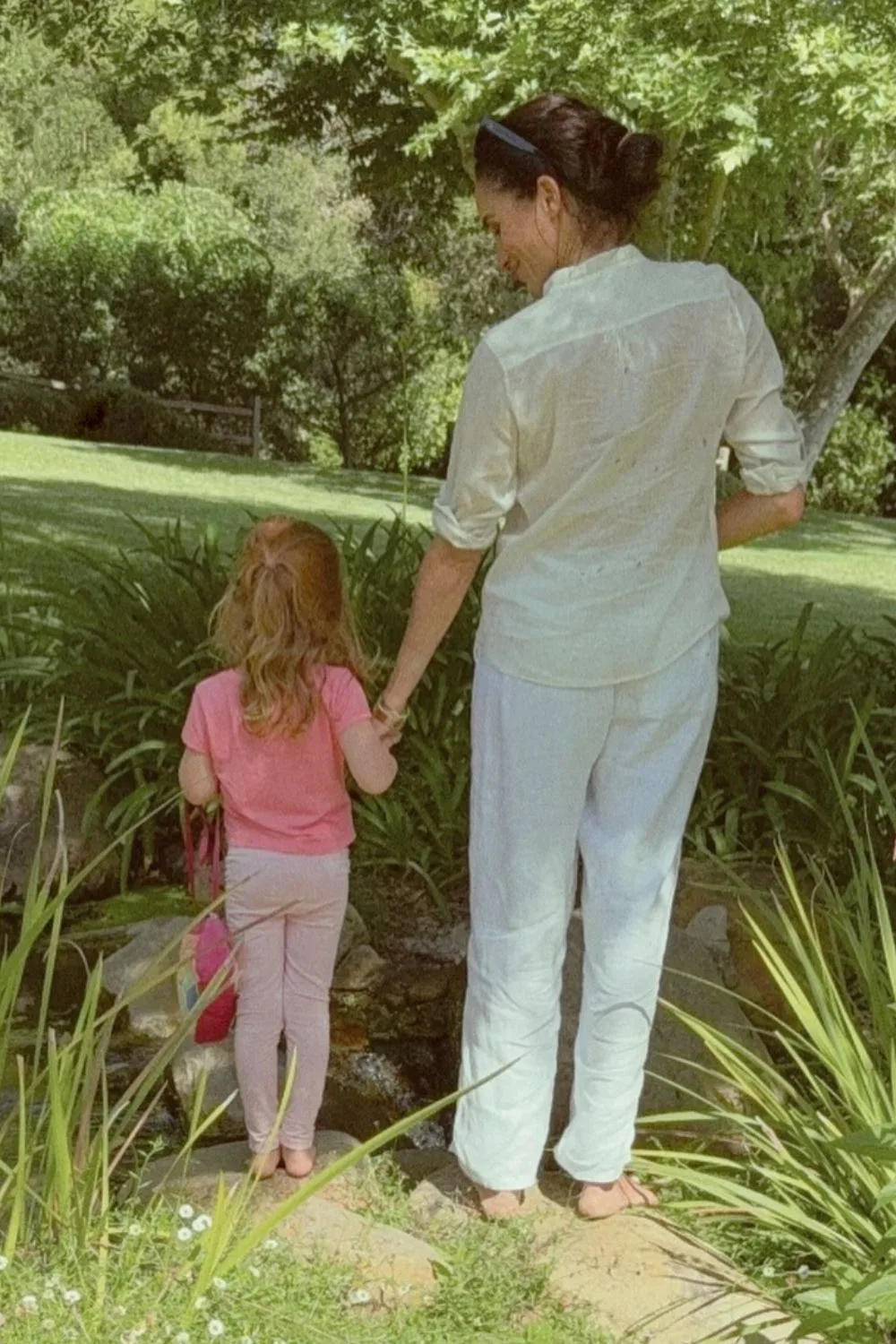 Meghan Duchess of Sussex and Lilibet