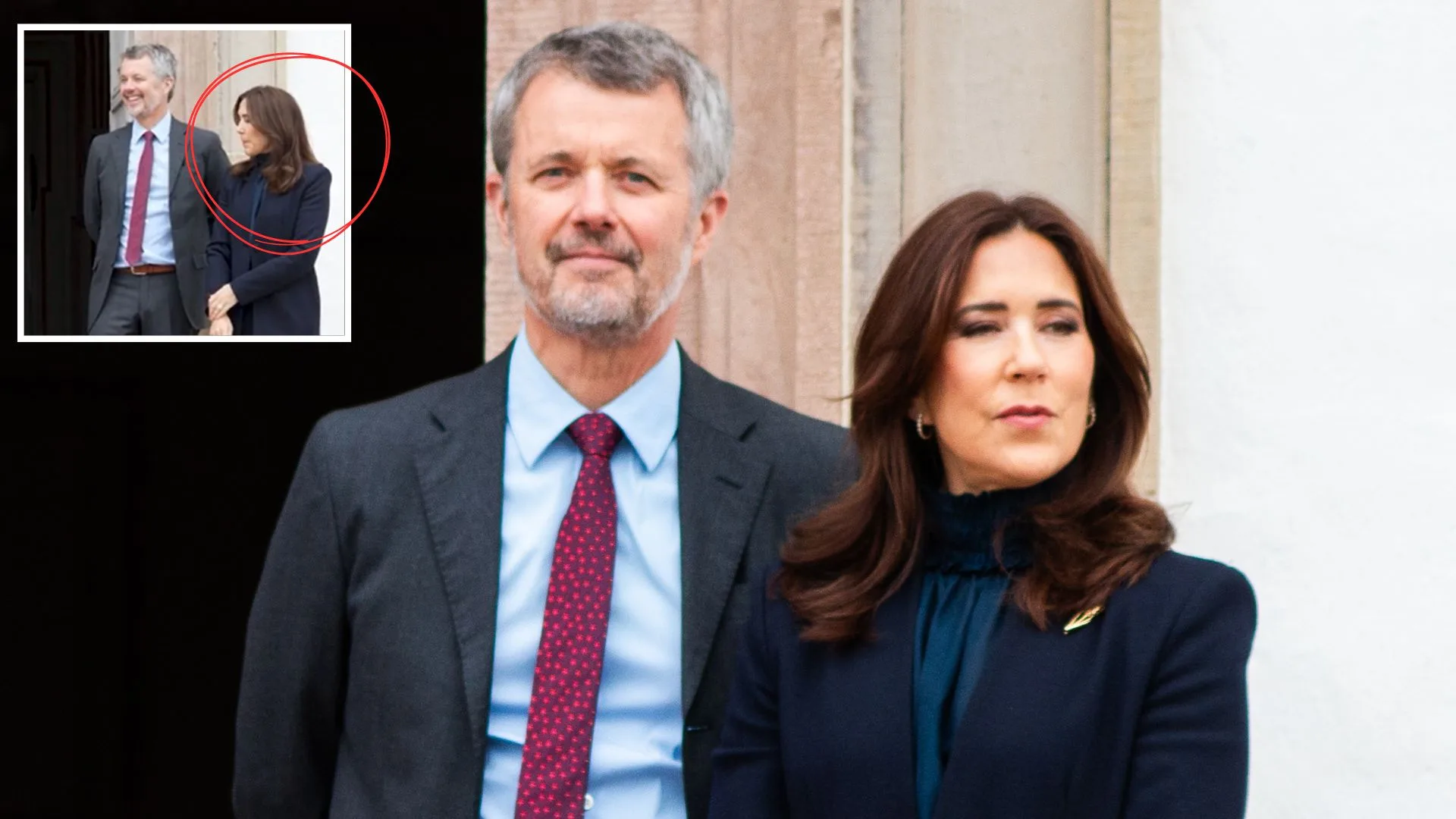 Queen Mary, King Frederik of Denmark