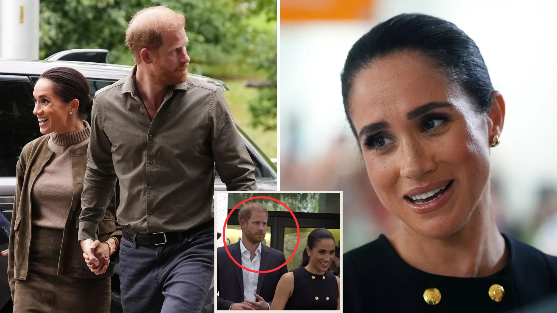 Prince Harry and Meghan Markle in Melbourne