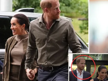 Prince Harry and Meghan Markle in Melbourne