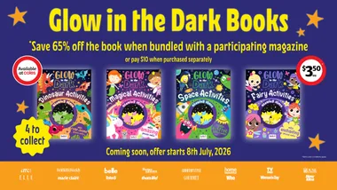 Glow into Fun with Bookoli’s Glow in the Dark Activity Books at Coles