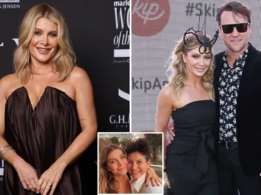 Nat Bass, husband Cameron and fiance Pip