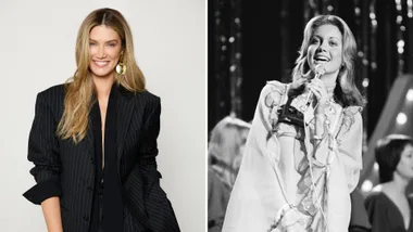 EXCLUSIVE: Delta Goodrem on following in Olivia Newton-John’s footsteps at Eurovision: ‘She’s my forever muse!’