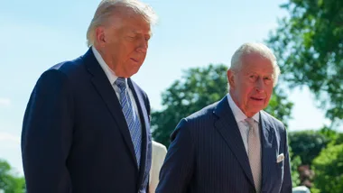 Lip reader reveals what Donald Trump REALLY said to King Charles
