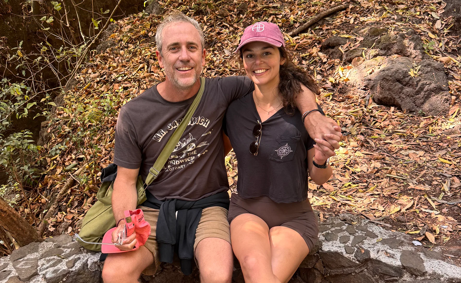 Jimmy and Alexandra hiking in Mexico. (Image: Supplied)
