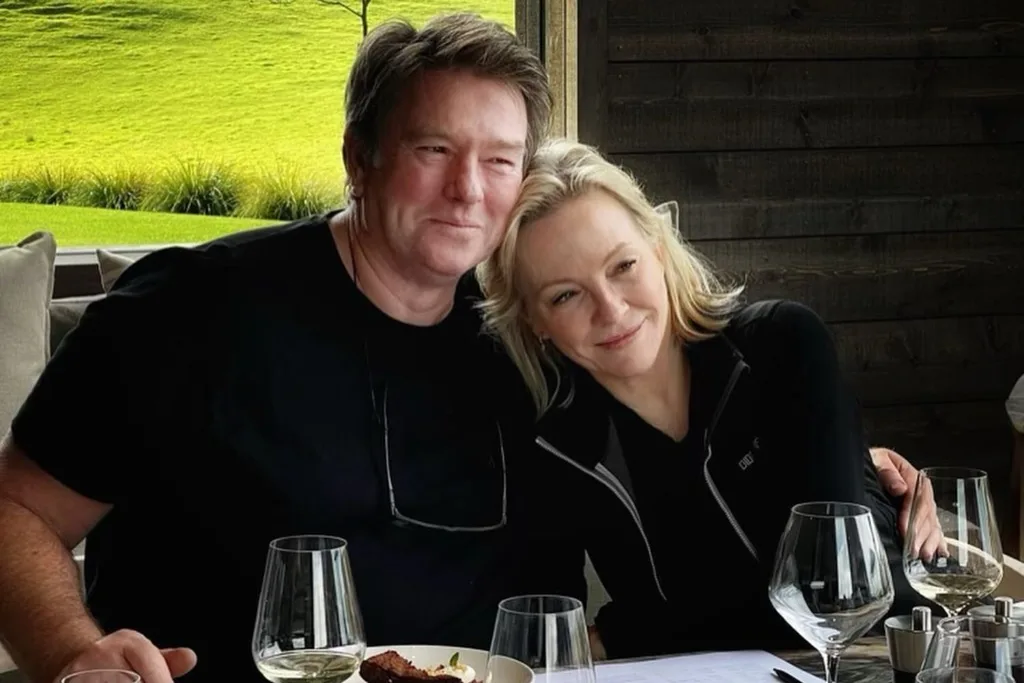 Rebecca Gibney and husband Richard