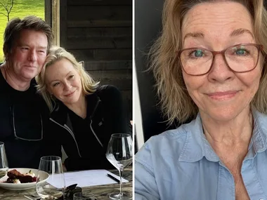 Rebecca Gibney and husband Richard