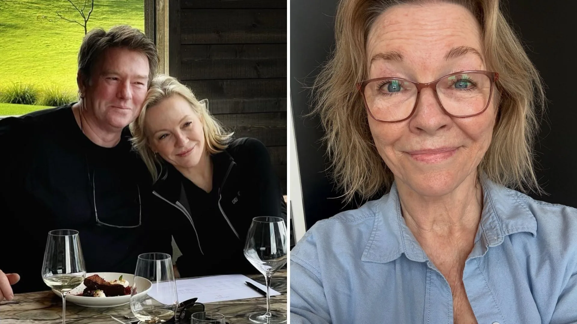Rebecca Gibney and husband Richard