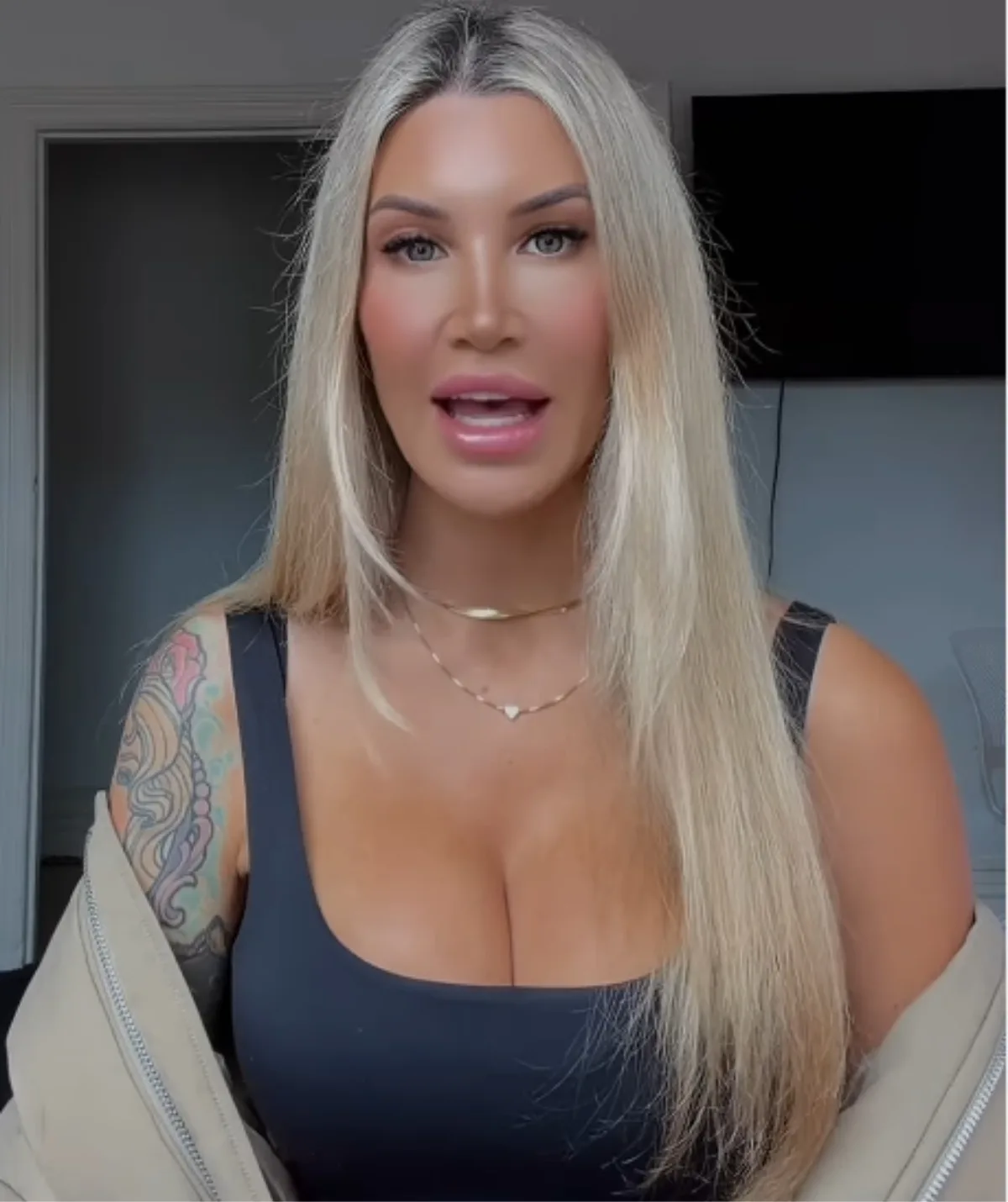 Gia revealed the news via Instagram on Friday