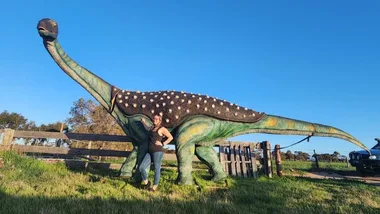 There’s a dinosaur in my driveway!