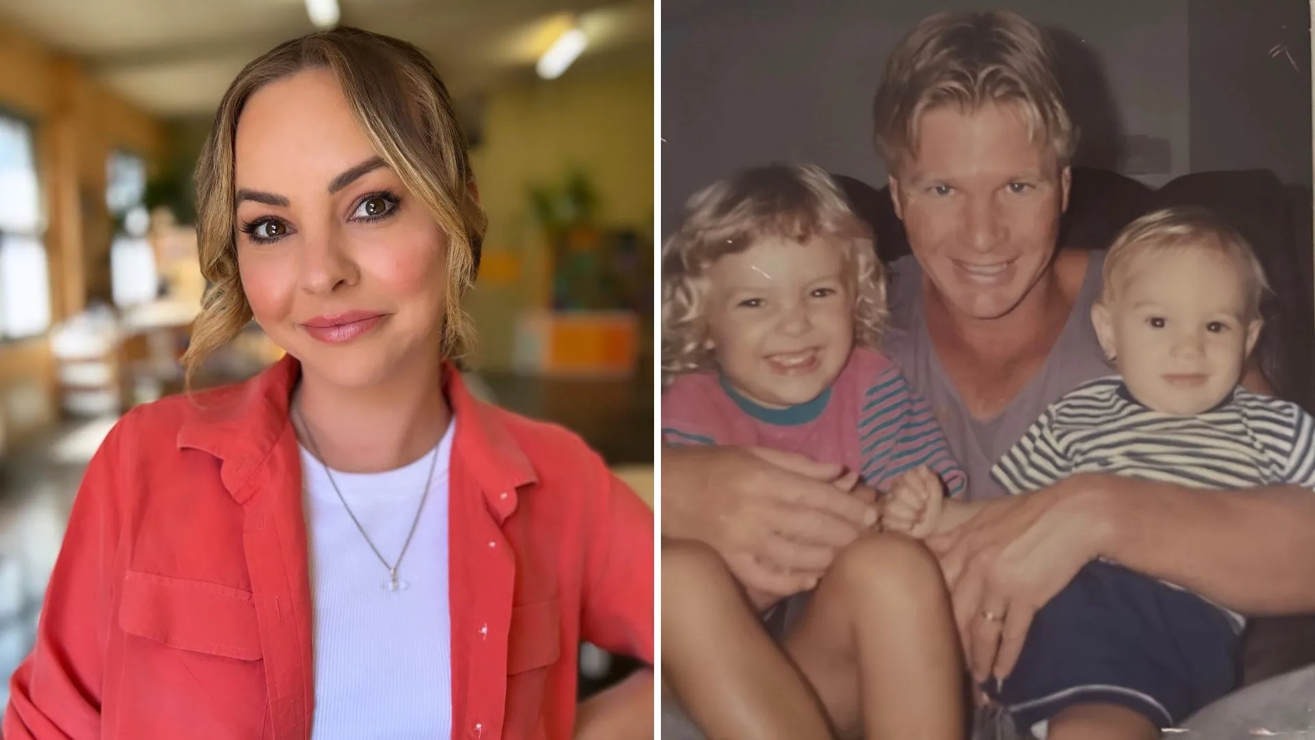 Angie Kent and her father