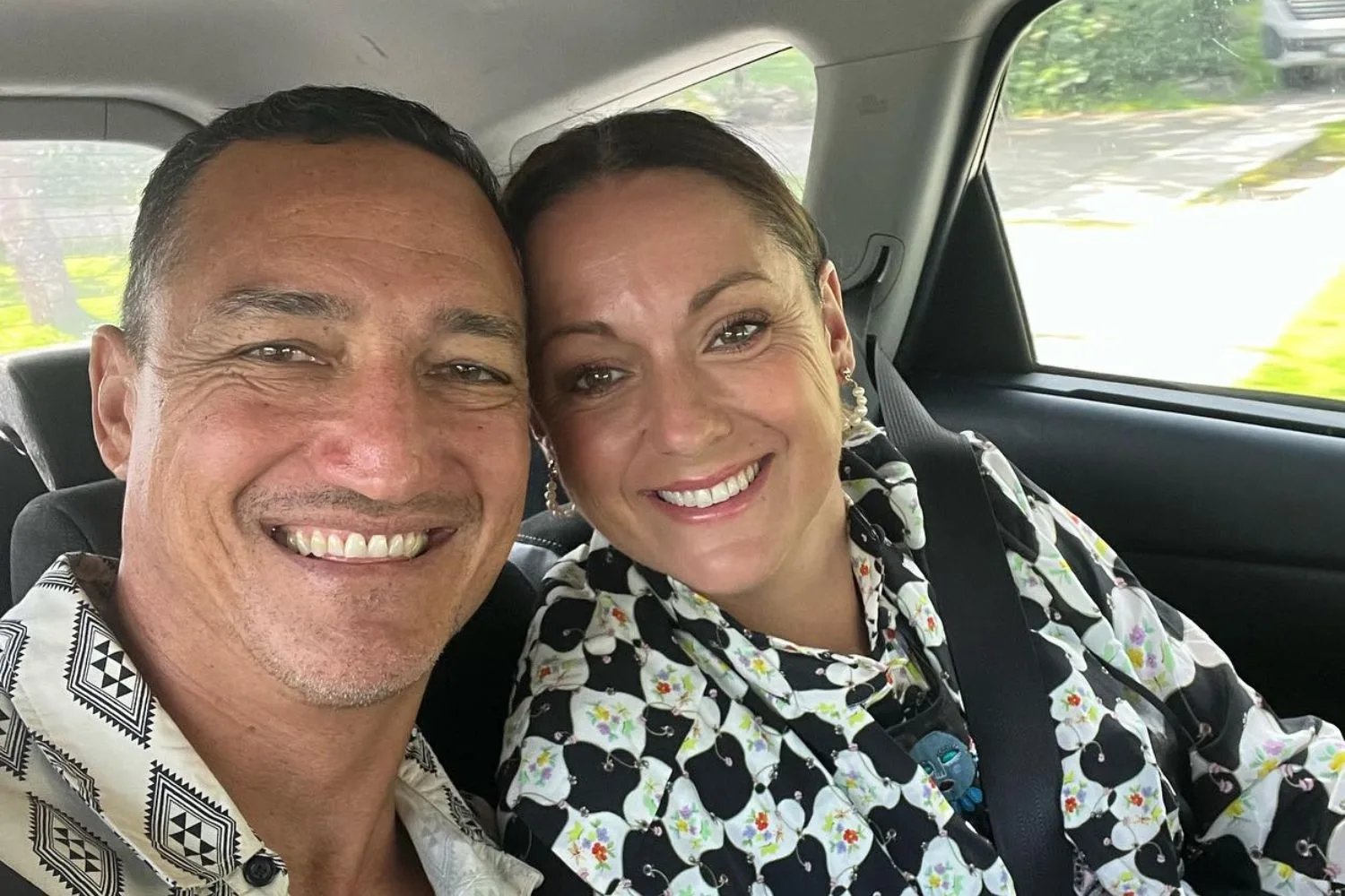 Celeste Barber and husband Api Robin