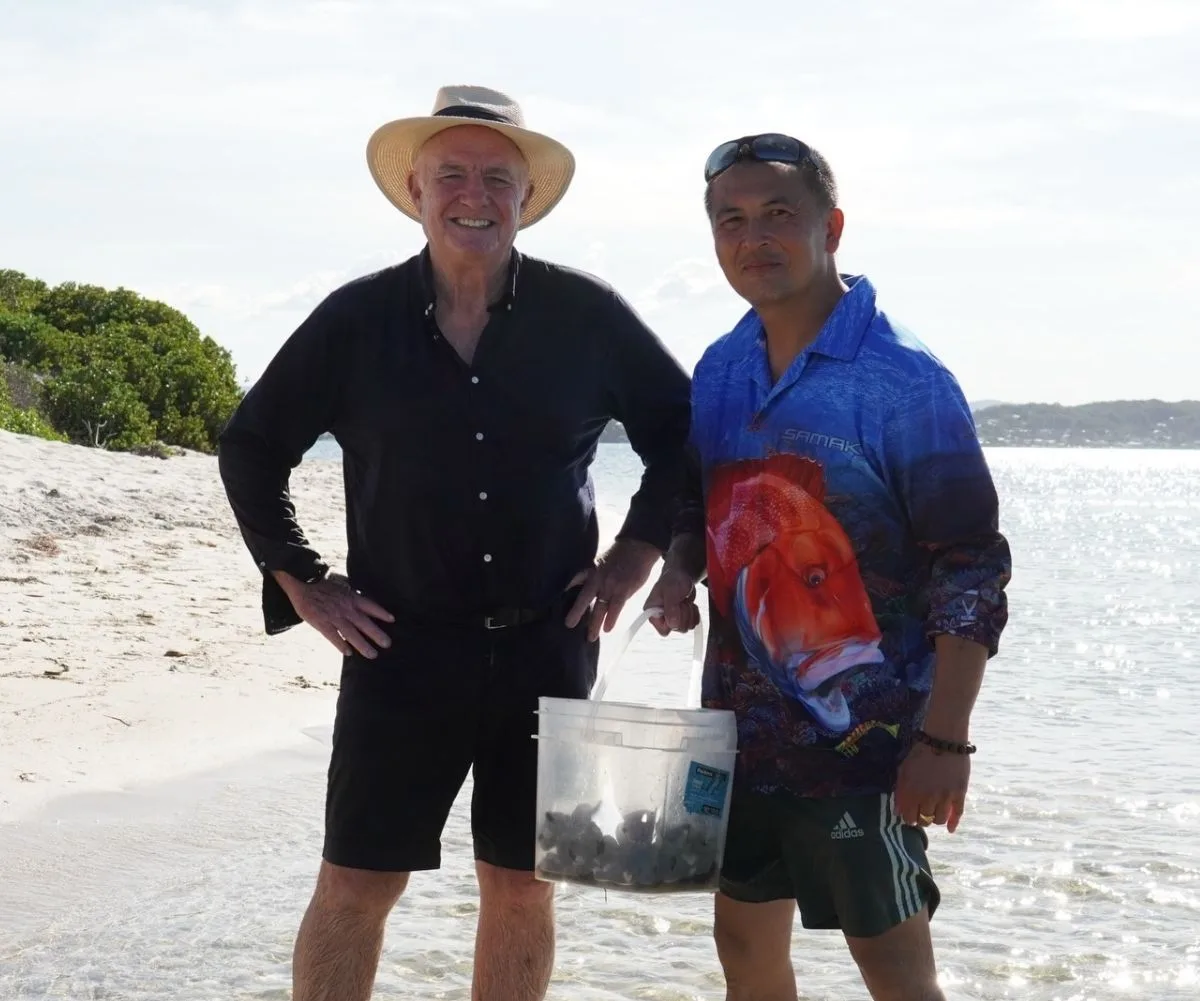 Masterchef guest judge Rick Stein