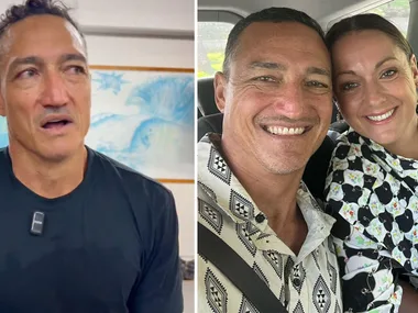 Celeste Barber and husband Api Robin