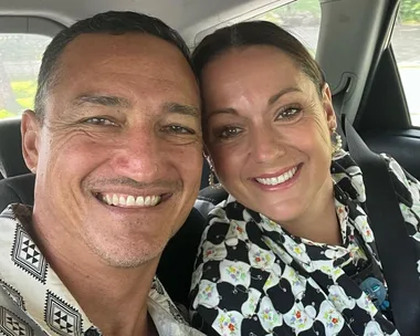 Celeste Barber and husband Api Robin
