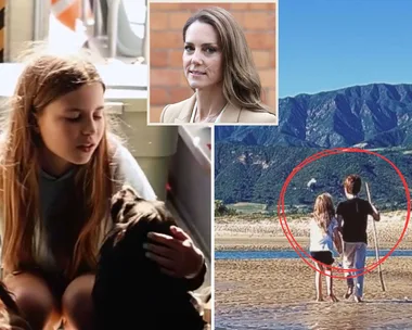 Princess Charlotte, Kate, Princess of Wales, and Prince Archie and Prnicess Lilibbet
