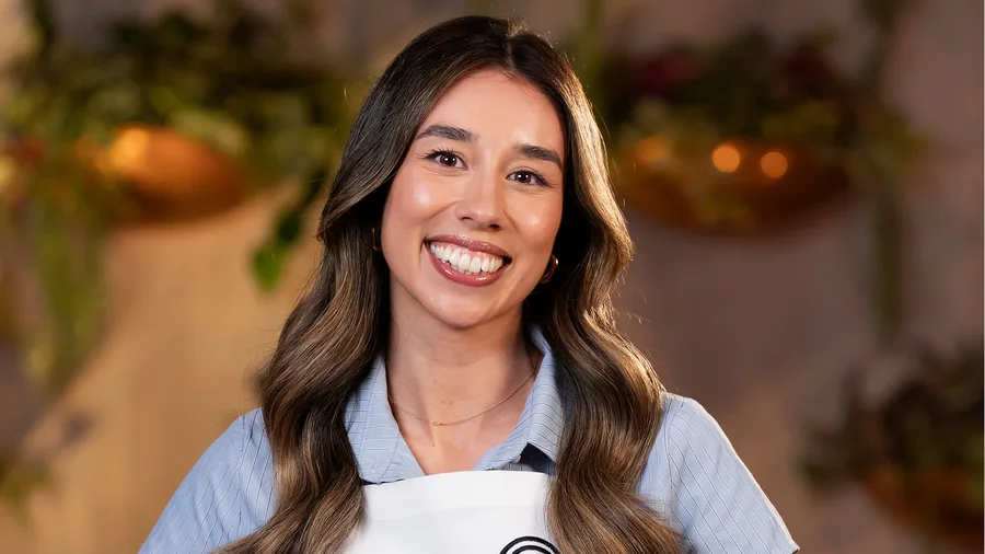 Lucy Mansfield from MasterChef Australia in the kitchen.