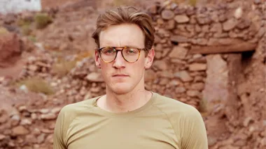 Mack Horton in uniform filming for SAS: Australia vs England.