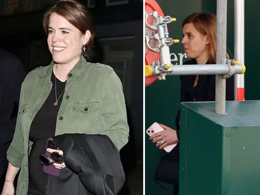 Princesses Beatrice and Eugenie