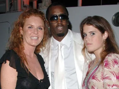 Sarah Ferguson, P.Diddly and Princess Eugenie