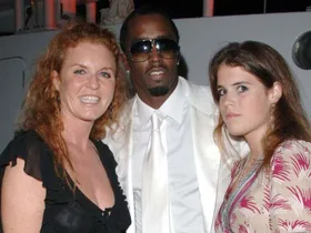 Sarah Ferguson, P.Diddly and Princess Eugenie
