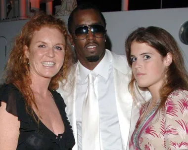 Sarah Ferguson, P.Diddly and Princess Eugenie