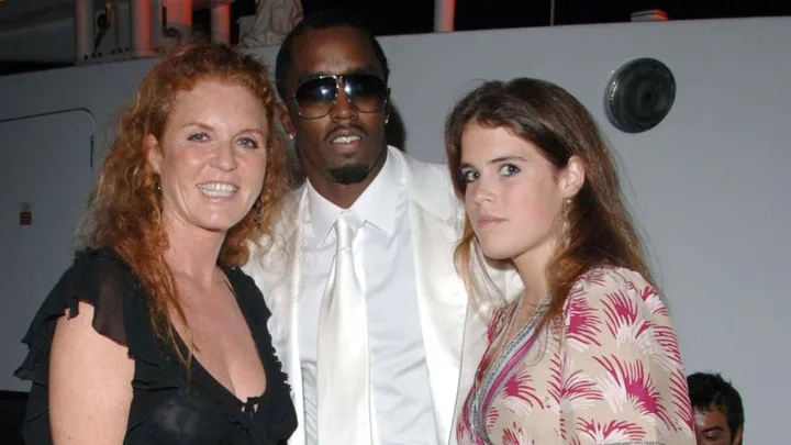 Sarah Ferguson, P.Diddly and Princess Eugenie