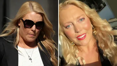 Mel Greig at 2014 inquest and in present day