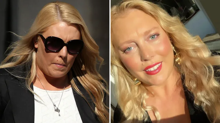 Mel Greig at 2014 inquest and in present day