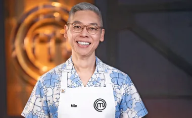 Miin in the MasterChef Australia kitchen.