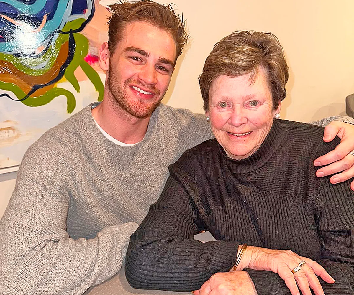 MasterChef Australia's Jack Hosking with his Nan Shelly.
