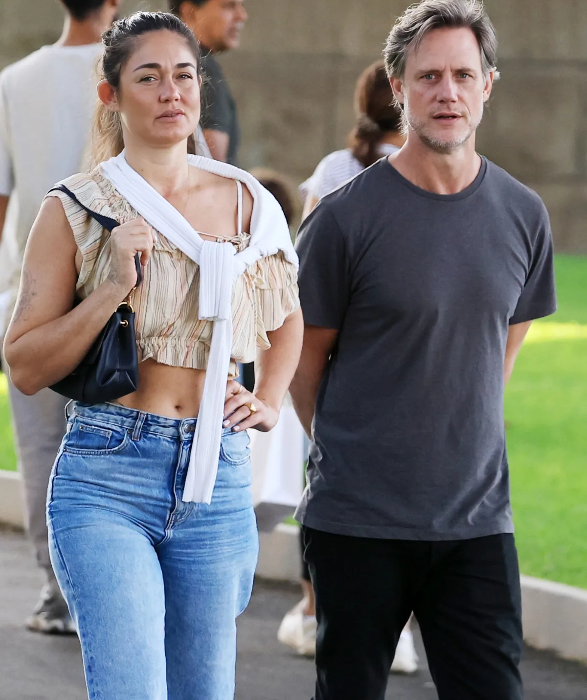 Lee Henderson appears to have happily moved on, sparking engagement whispers after his girlfriend Gabriella Motta . (Matrix)