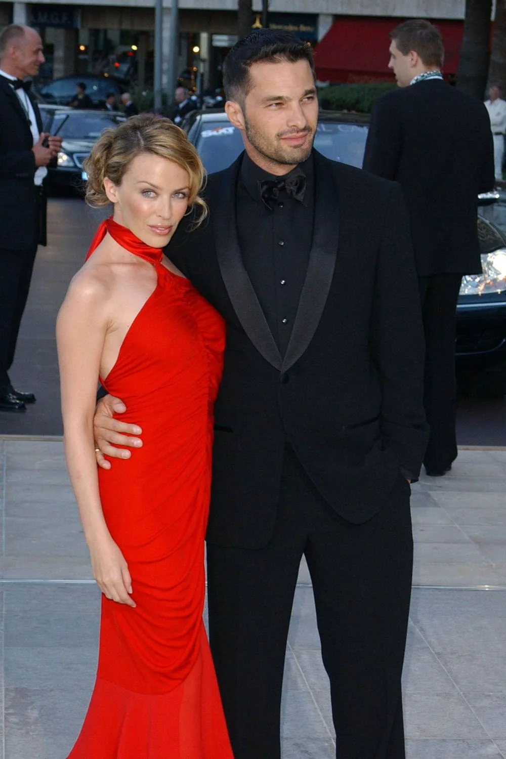 Kylie Minogue and Olivier Martinez